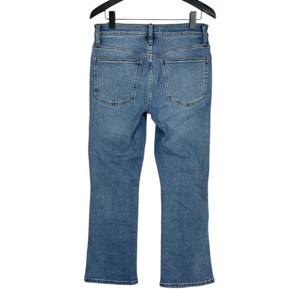 Madewell Medium Blue Straight Flare Jeans - Picture 7 of 8